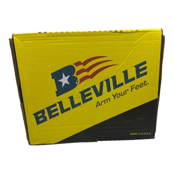 Belleville Wet Weather Steel Toe Flight Boot UNISEX 9.0M 11.0W Wide Brown 330ST - Picture 14 of 16